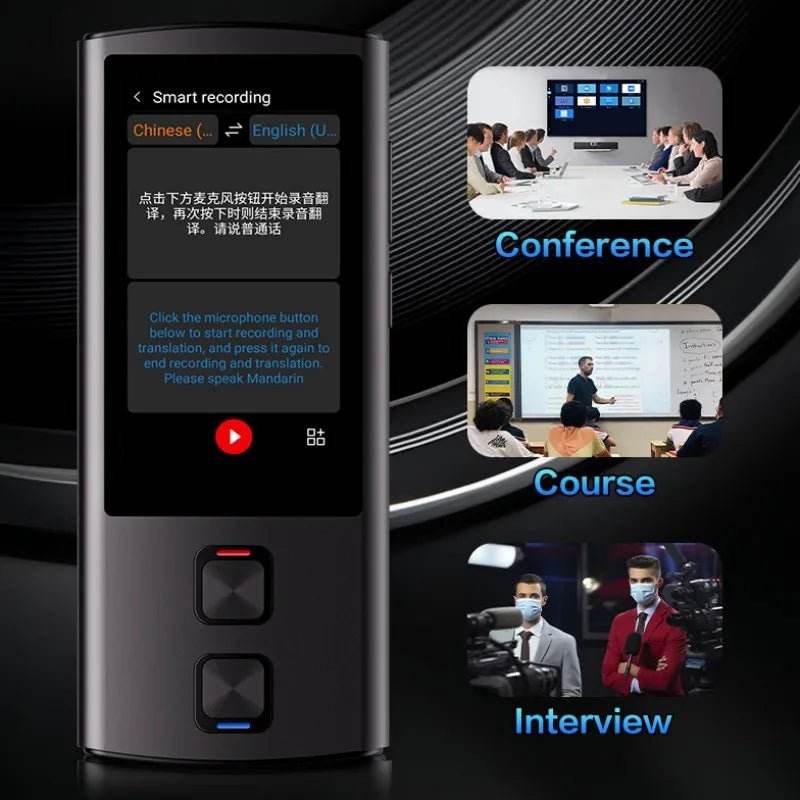138 Language 2-Way Translator T17 with Voice & Photo - Loja Manuel Coelho