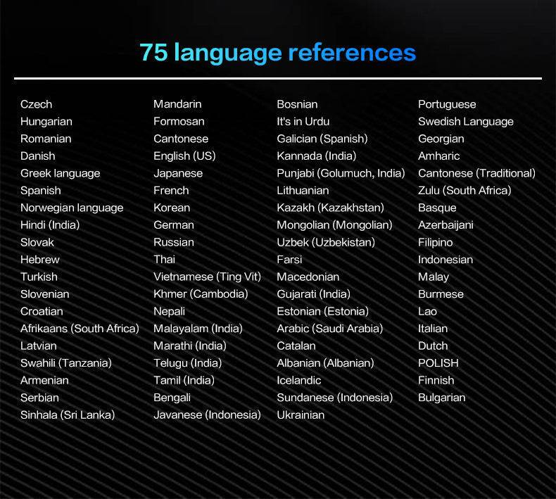 138 Language 2-Way Translator T17 with Voice & Photo - Loja Manuel Coelho