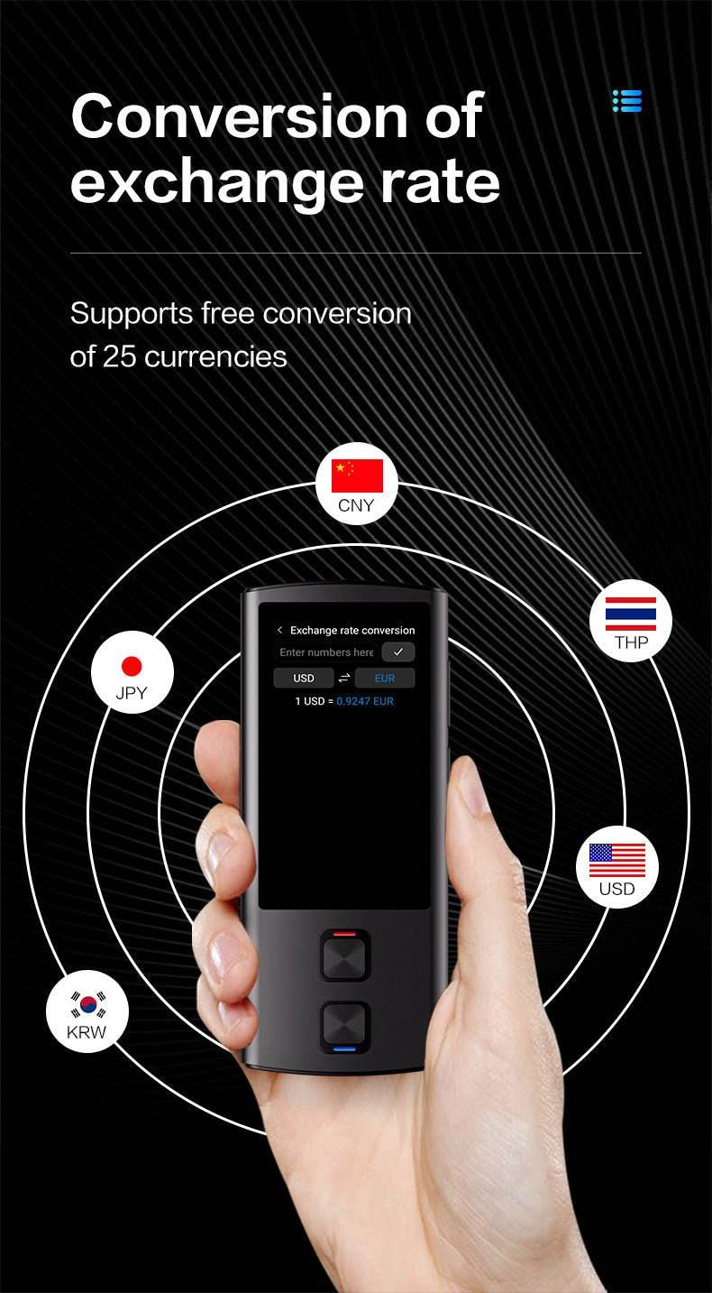 138 Language 2-Way Translator T17 with Voice & Photo - Loja Manuel Coelho