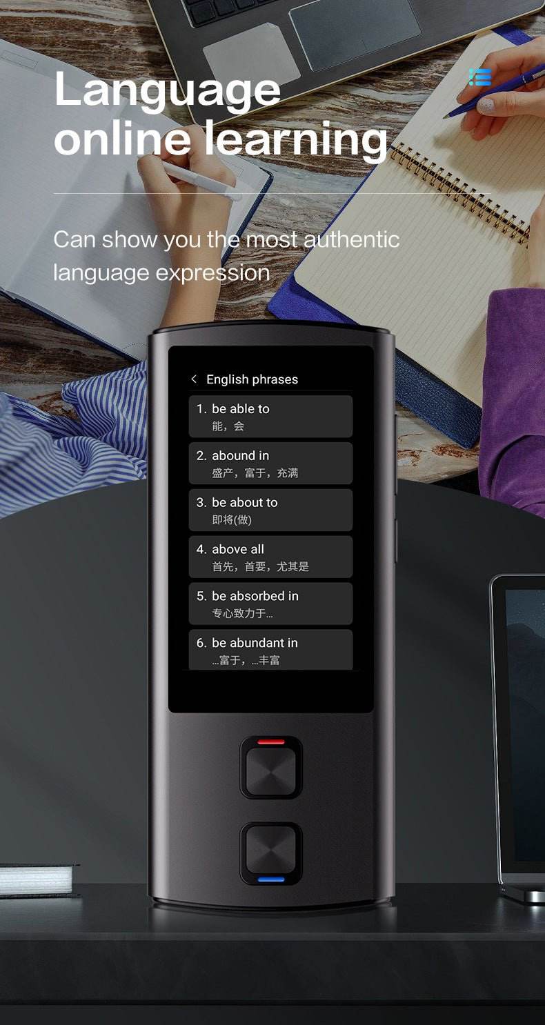 138 Language 2-Way Translator T17 with Voice & Photo - Loja Manuel Coelho