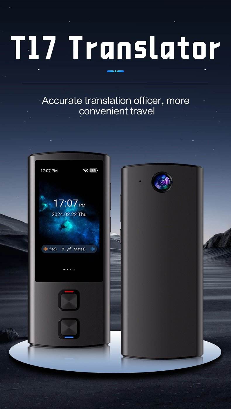 138 Language 2-Way Translator T17 with Voice & Photo - Loja Manuel Coelho