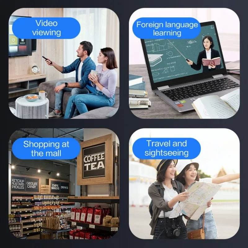 138 Language 2-Way Translator T17 with Voice & Photo - Loja Manuel Coelho