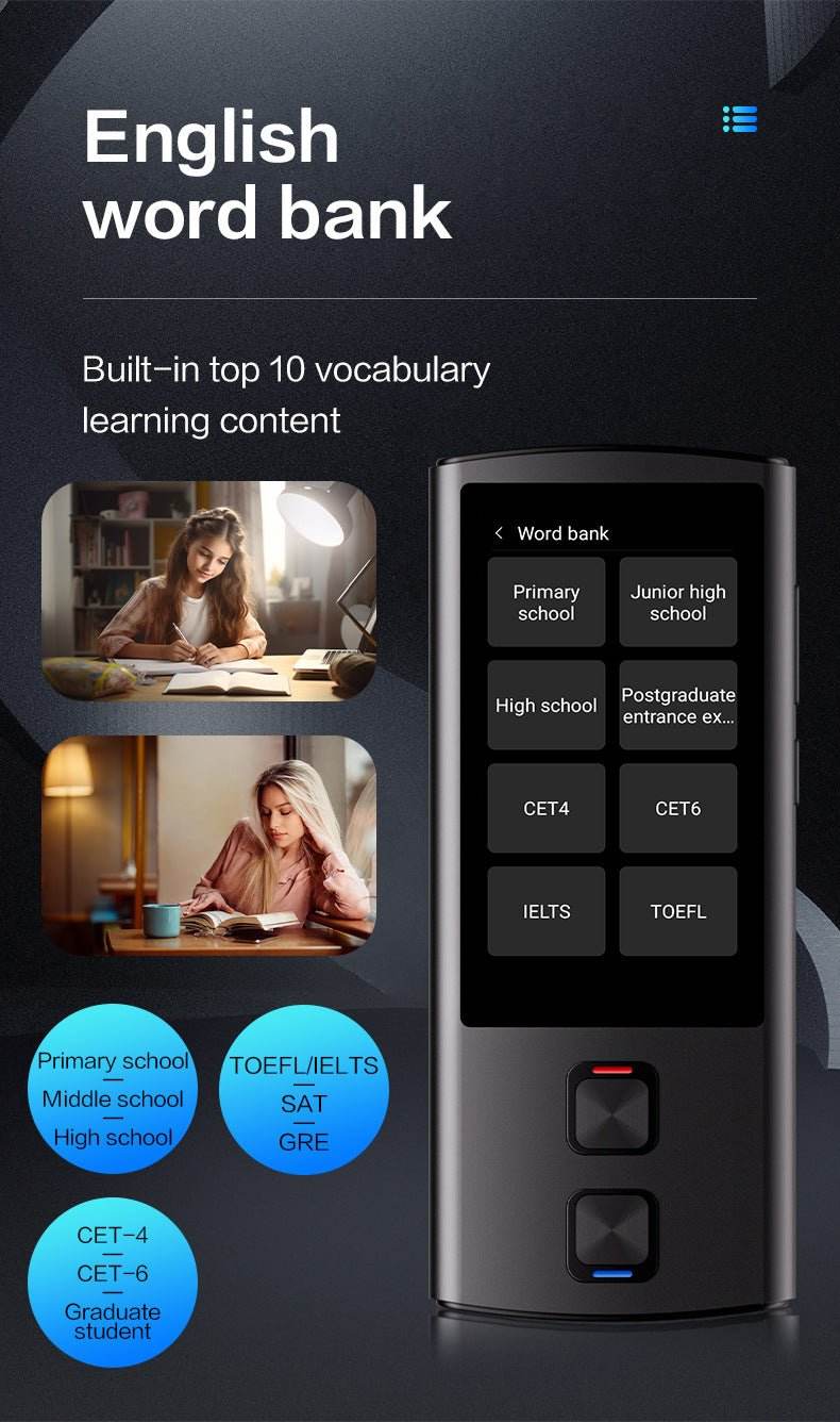 138 Language 2-Way Translator T17 with Voice & Photo - Loja Manuel Coelho