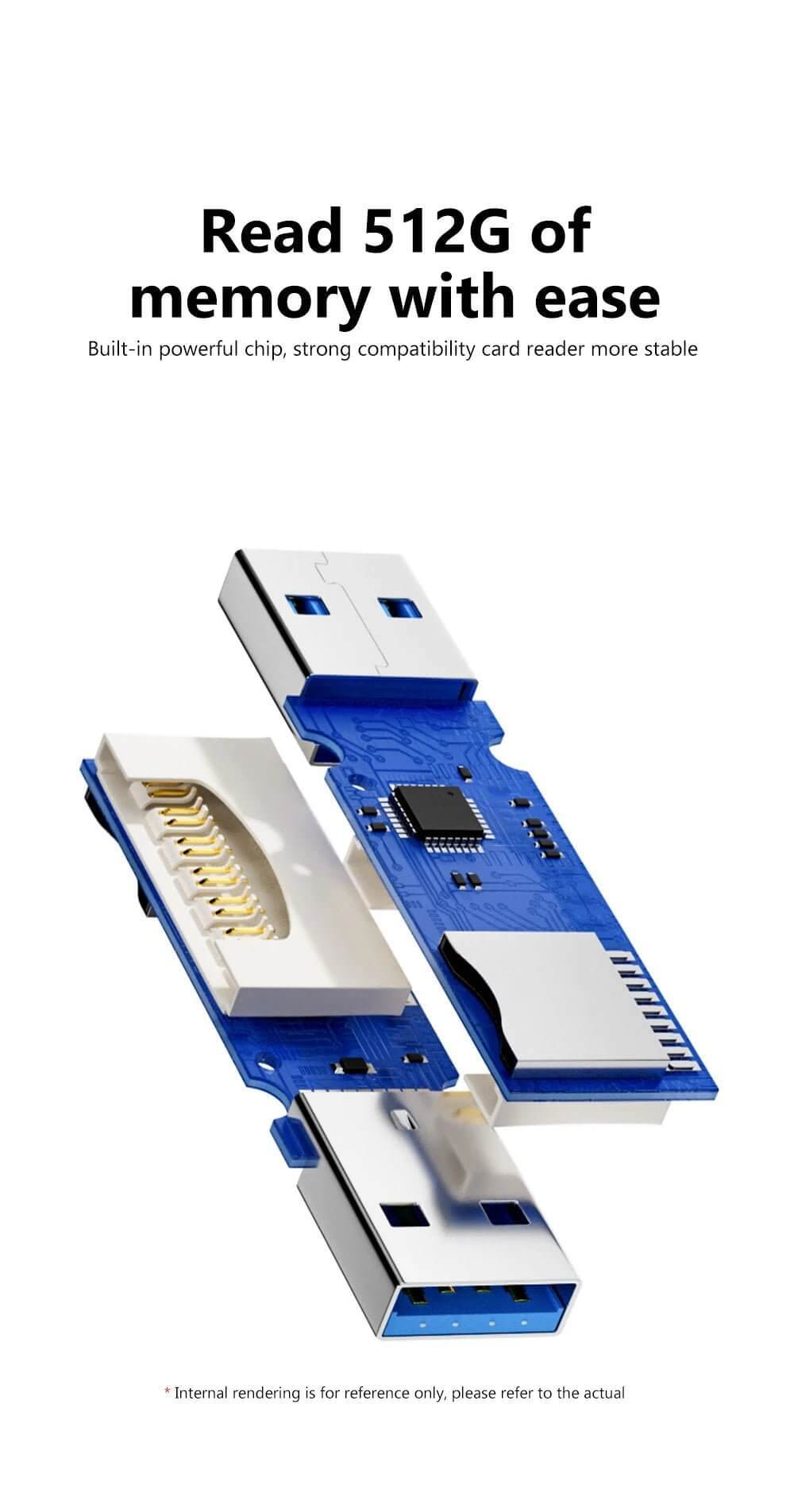USB 3.0 Card Reader Micro TF & SD Compatible - Loja Manuel Coelho