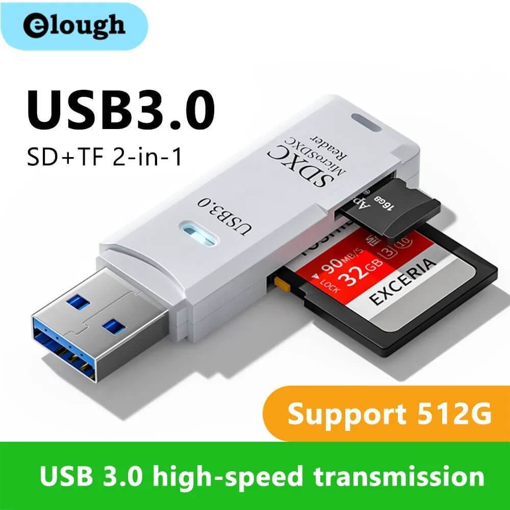 USB 3.0 Card Reader Micro TF & SD Compatible - Loja Manuel Coelho