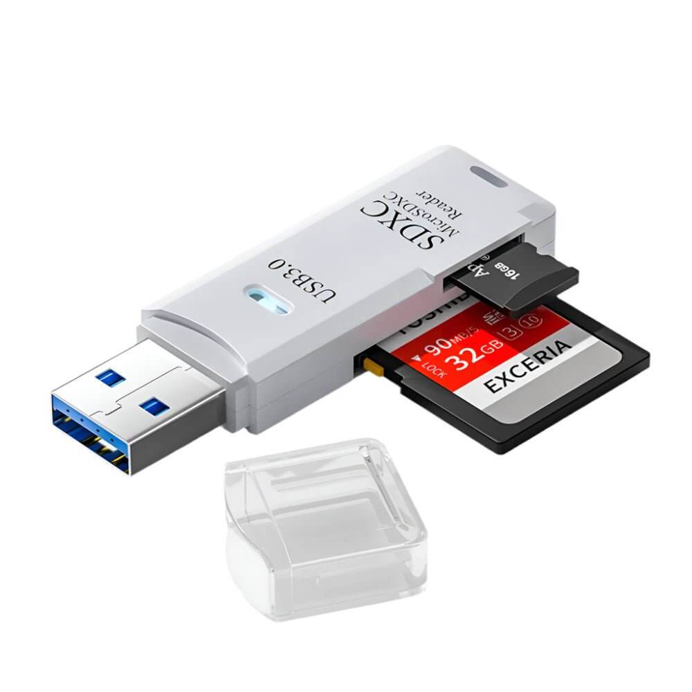 USB 3.0 Card Reader Micro TF & SD Compatible - Loja Manuel Coelho