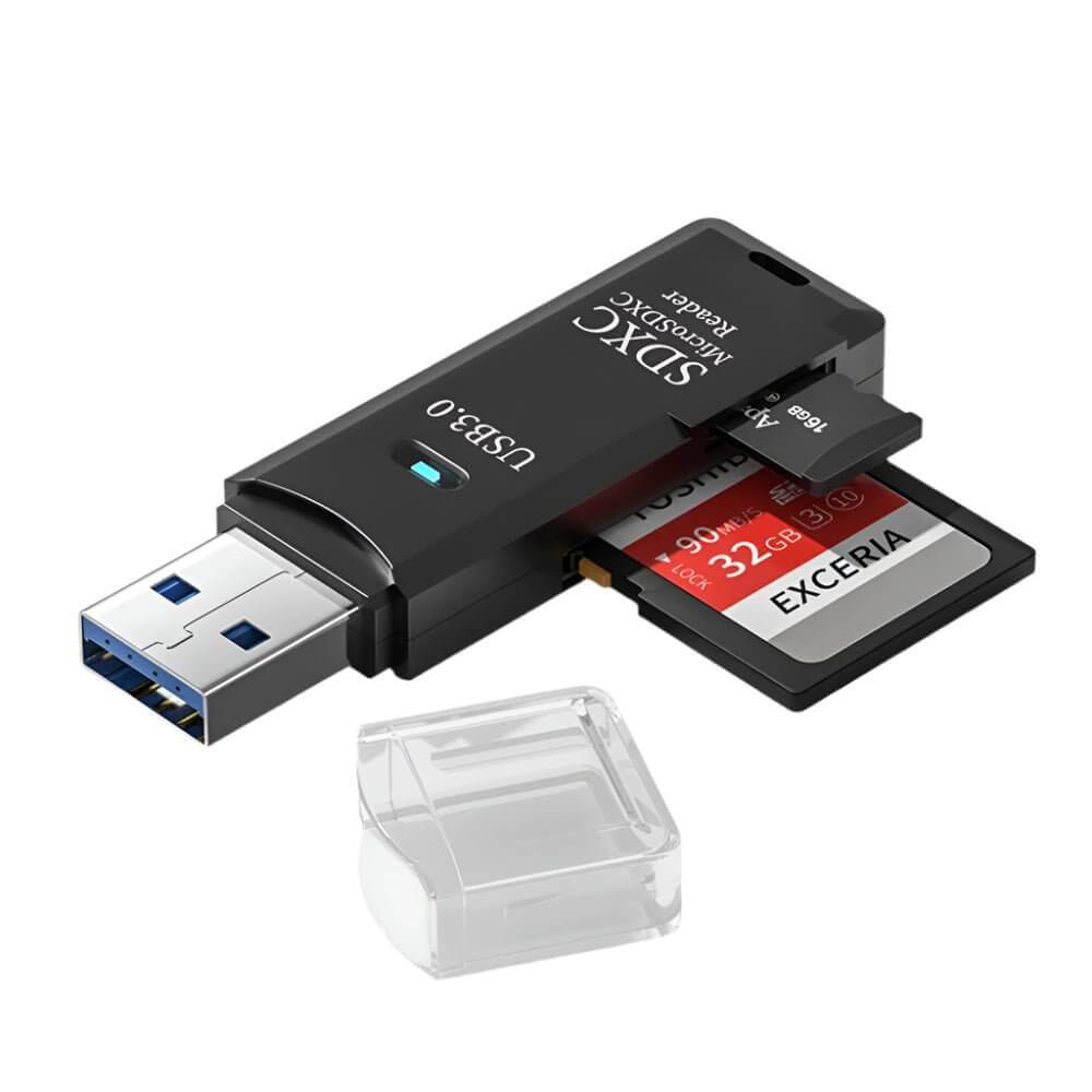 USB 3.0 Card Reader Micro TF & SD Compatible - Loja Manuel Coelho