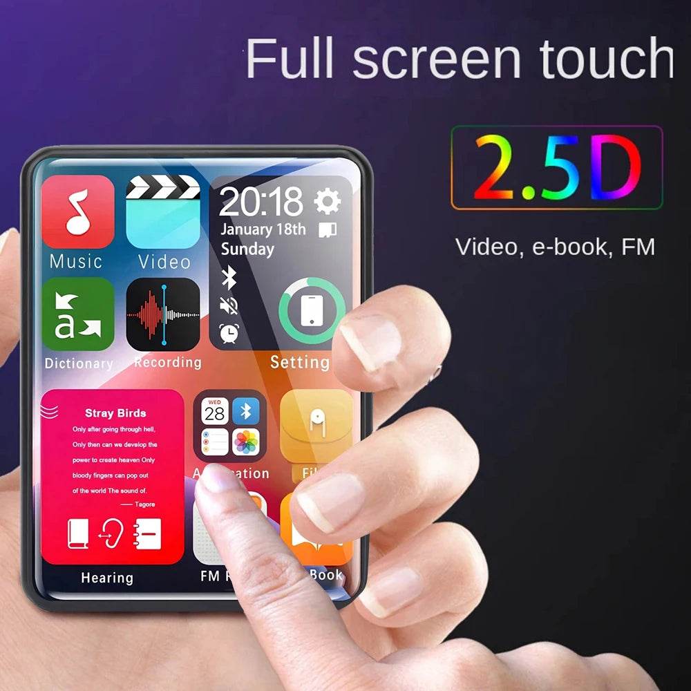 MP3 player, mini Mp4 player with Bluetooth 2.4-inch - Loja Manuel Coelho