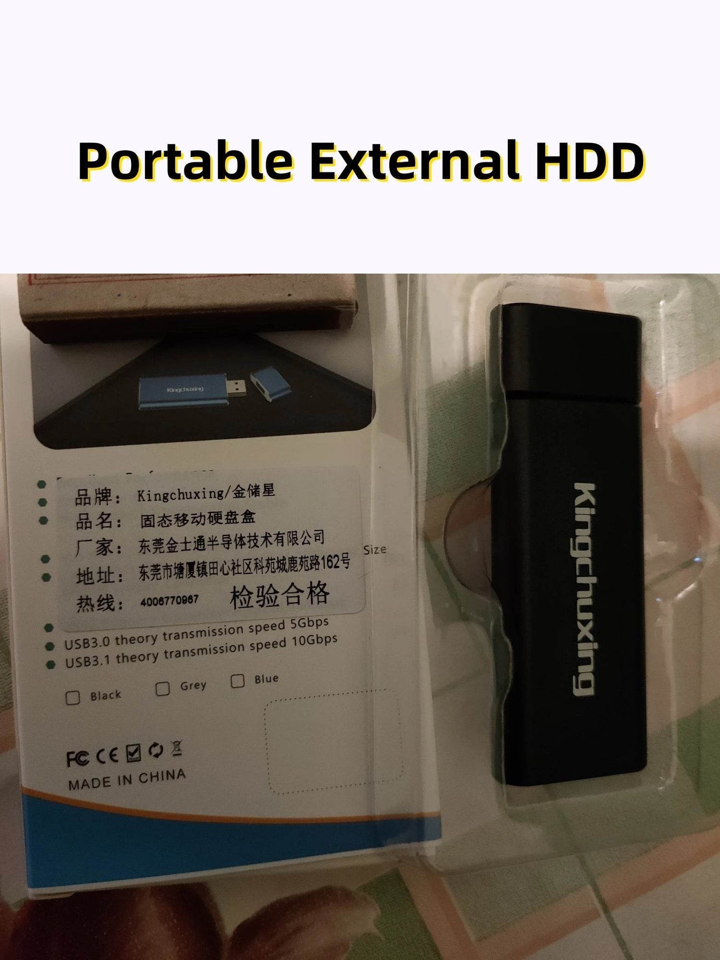 2TB Portable SSD - High-Speed USB 3.0 Drive - Loja Manuel Coelho