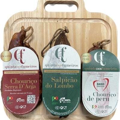 Charcuterie Board Quinta dos Fumeiros - Ponte de Lima Gift Set – authentic Portuguese food