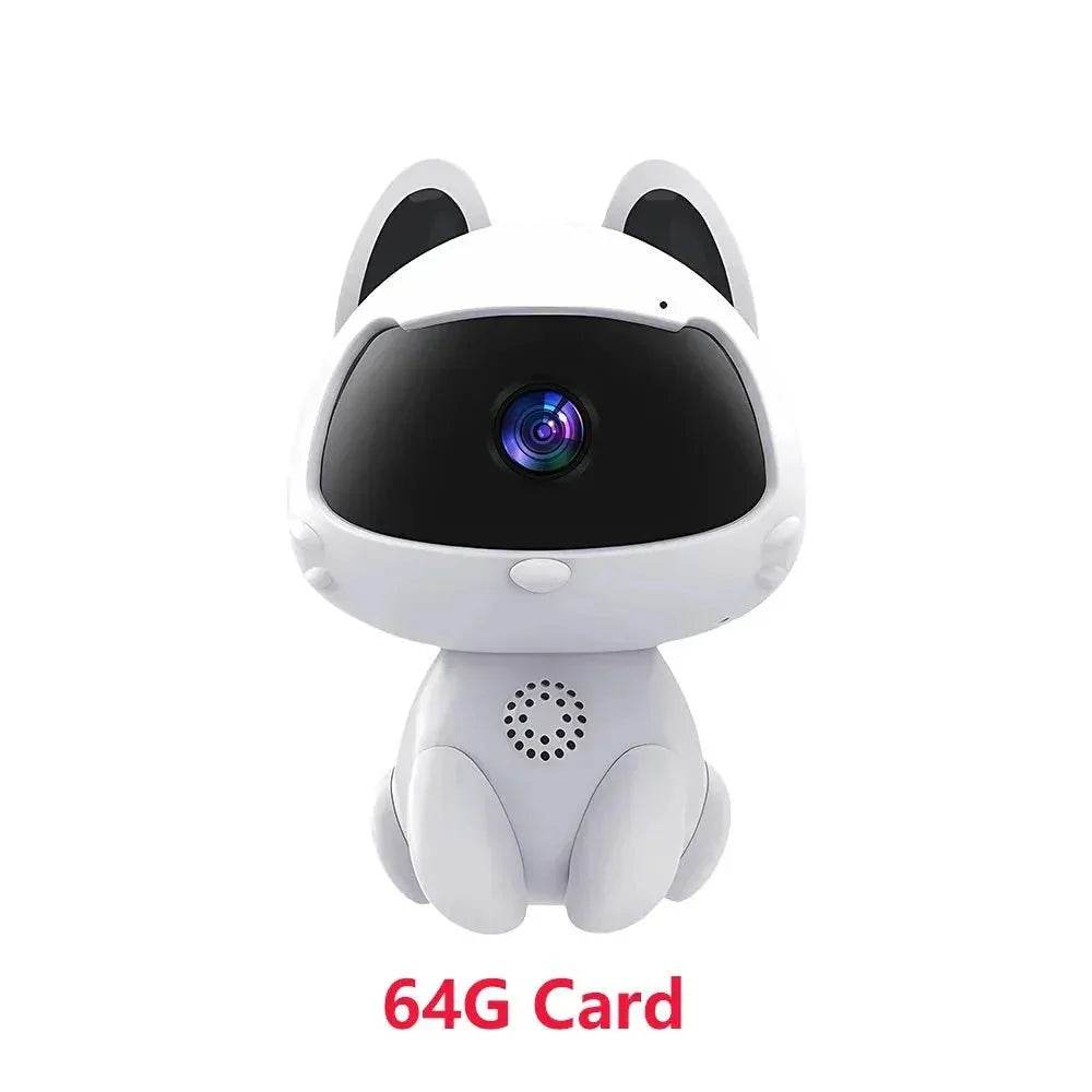 3MP Intelligent night vision two-way audio voice intercom wifi remote night vision - Loja Manuel Coelho