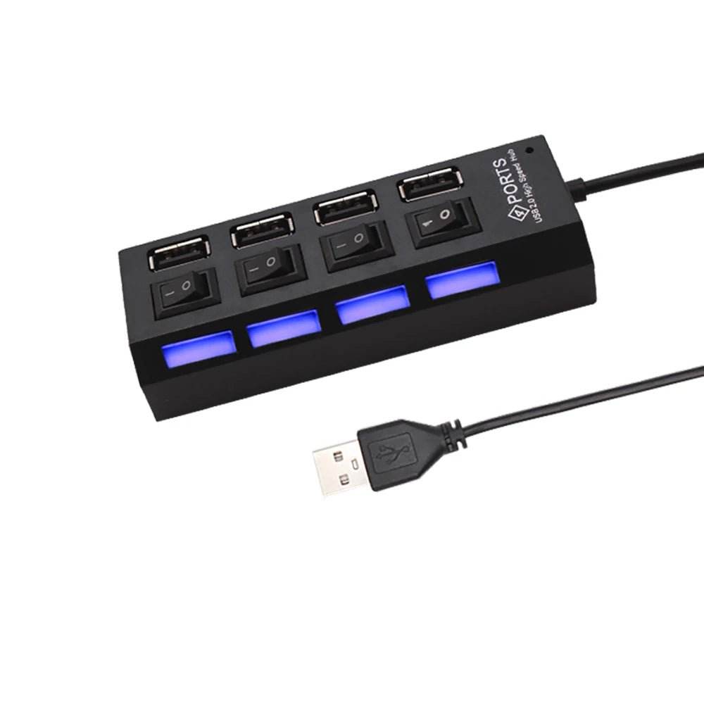 4-Port USB 2.0 Hub - Multi USB Splitter Expander - Loja Manuel Coelho