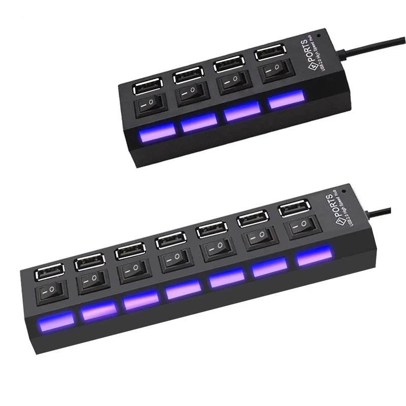 4-Port USB 2.0 Hub - Multi USB Splitter Expander - Loja Manuel Coelho