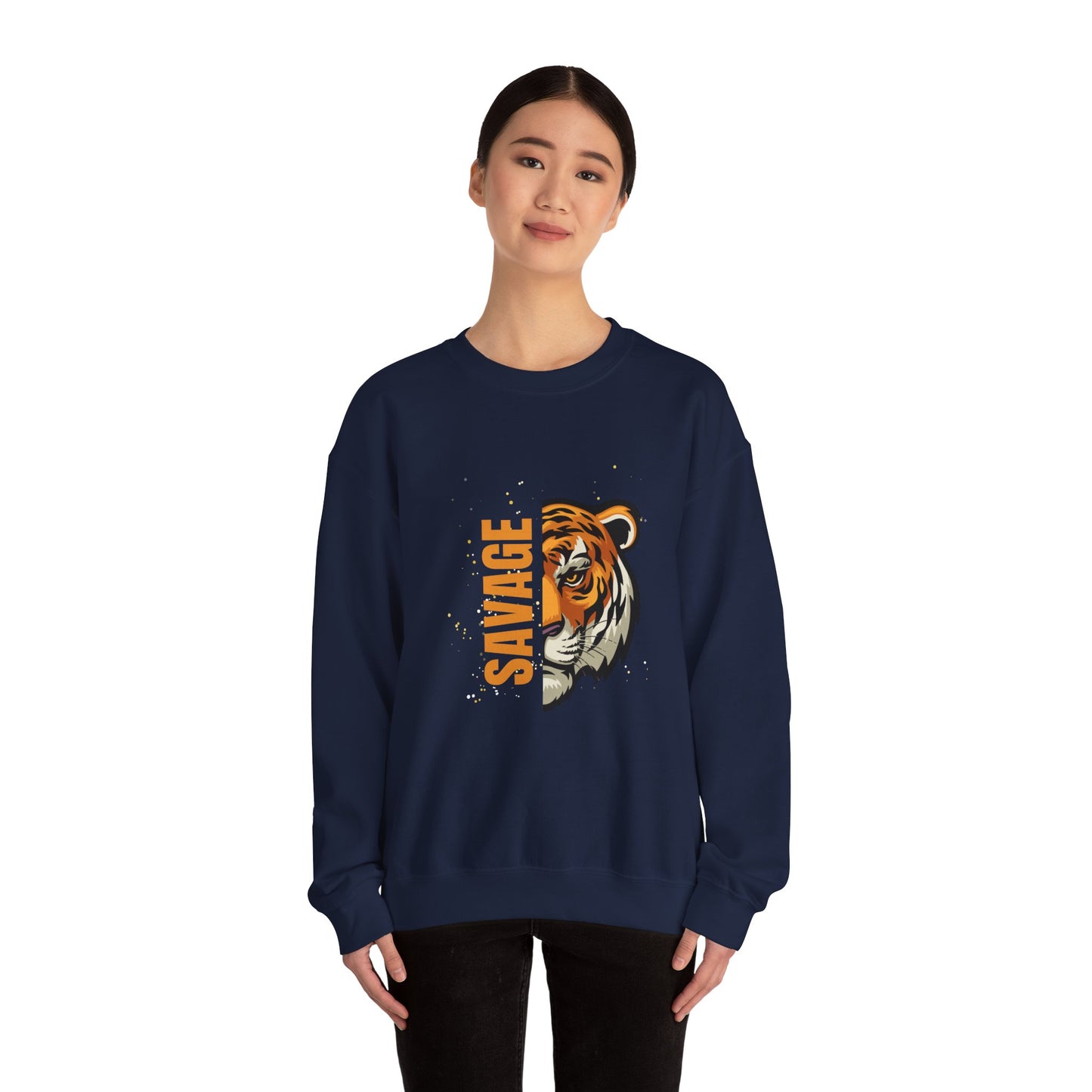 Savage Tiger Unisex Crewneck Sweatshirt