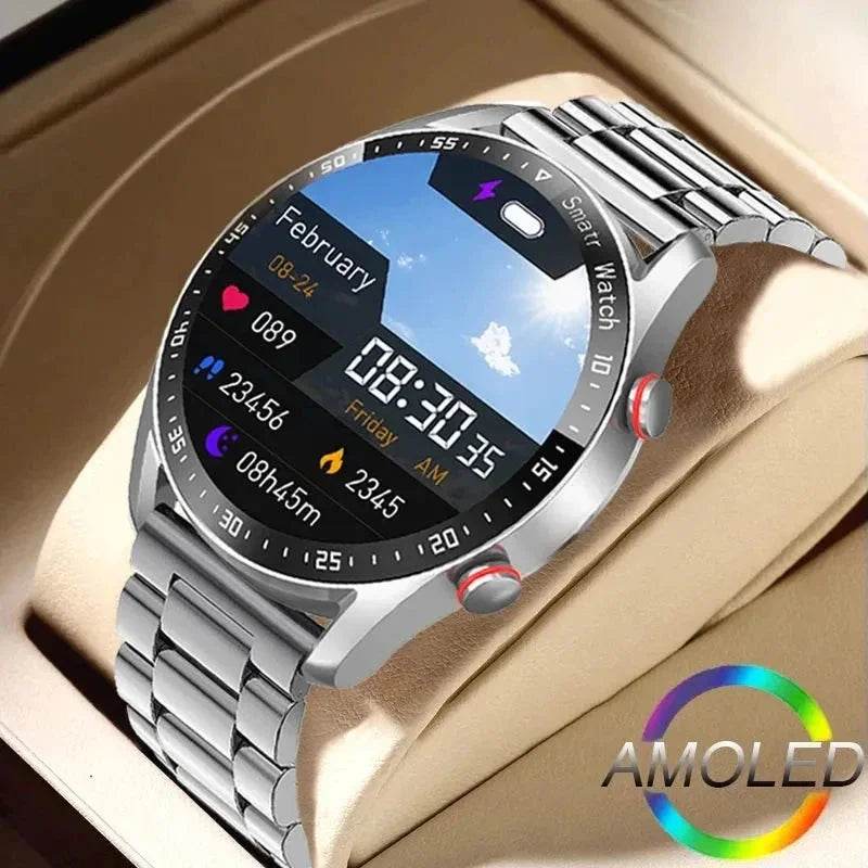 Smart Watch ECG+PPG Bluetooth Call Men Laser Health - Loja Manuel Coelho