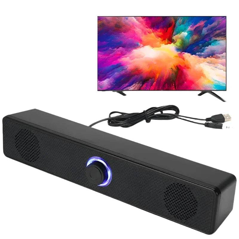 PC Soundbar Wireless Bluetooth Speaker, USB Powered for TV - Loja Manuel Coelho
