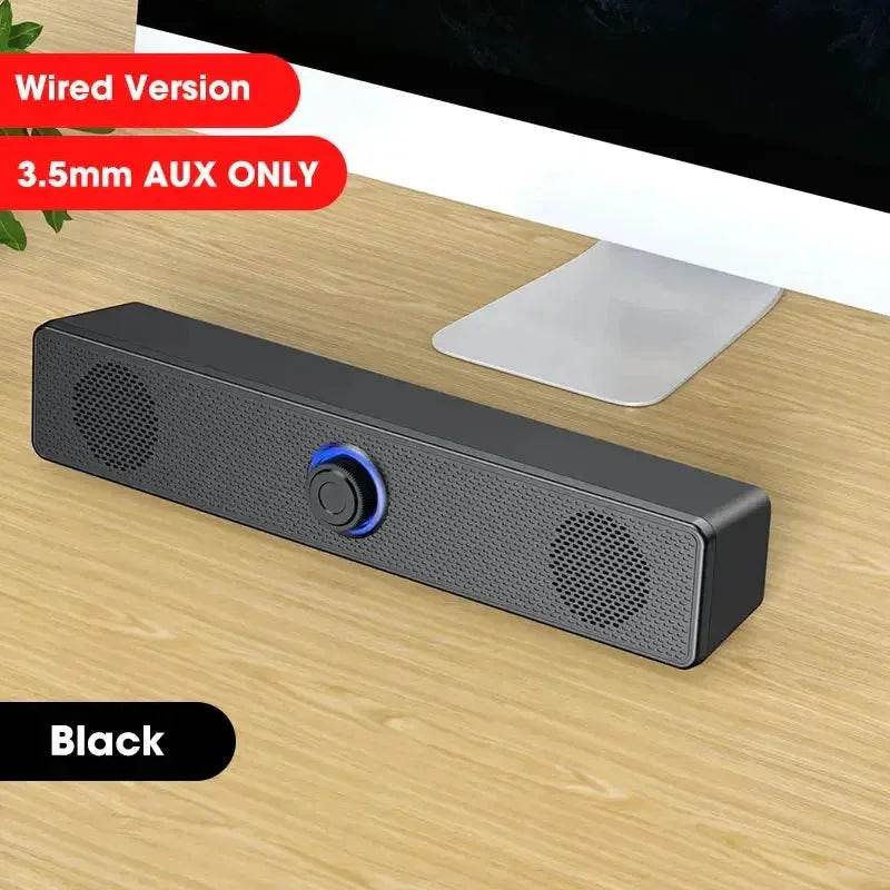 PC Soundbar Wireless Bluetooth Speaker, USB Powered for TV - Loja Manuel Coelho