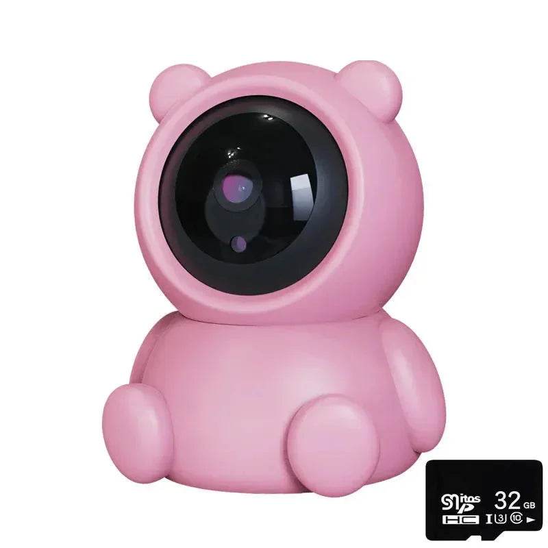 Smart Home Baby Security Monitor WiFi IP Camera – Cartoon Bear Design - Loja Manuel Coelho