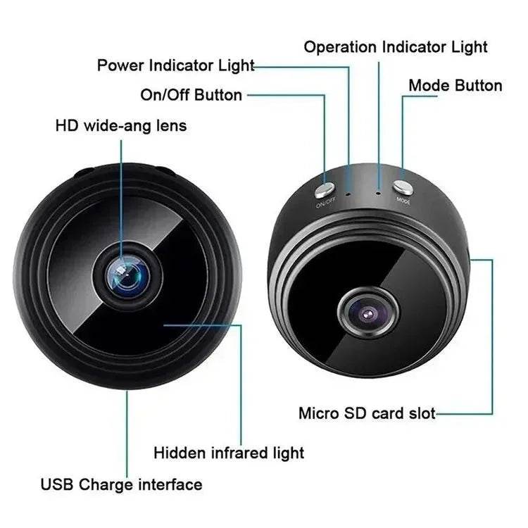 A9 Mini Camera WiFi Wireless Security Protection Remote Monitor Camcorders - Loja Manuel Coelho