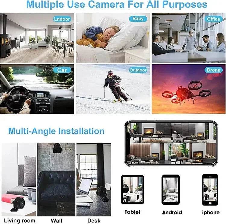 A9 Mini Camera WiFi Wireless Security Protection Remote Monitor Camcorders - Loja Manuel Coelho