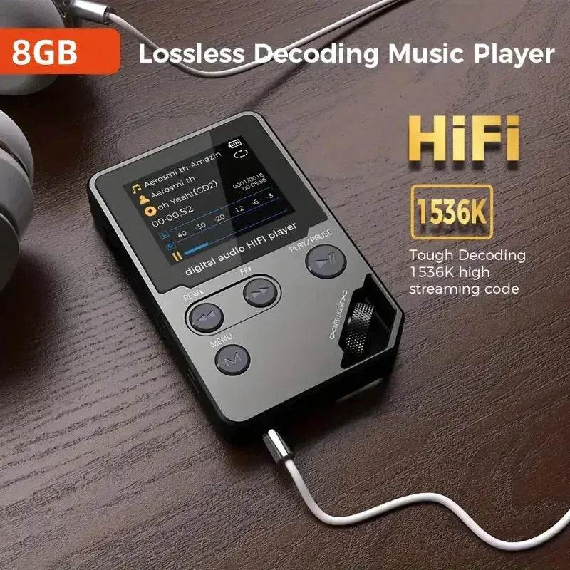 C5 8GB Lossless Bluetooth MP3 Music Player, Zinc Alloy Body,Rotary Controls - Loja Manuel Coelho