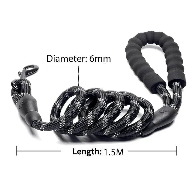 Strong Dog Leash Pet Leashes Reflectiv For Big Small Medium - Loja Manuel Coelho