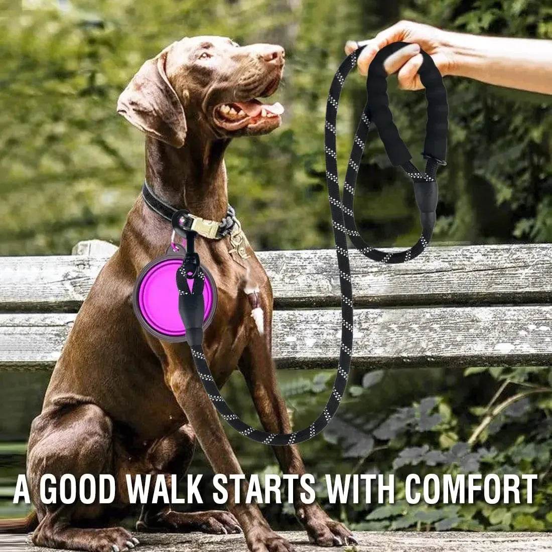 Strong Dog Leash Pet Leashes Reflectiv For Big Small Medium - Loja Manuel Coelho
