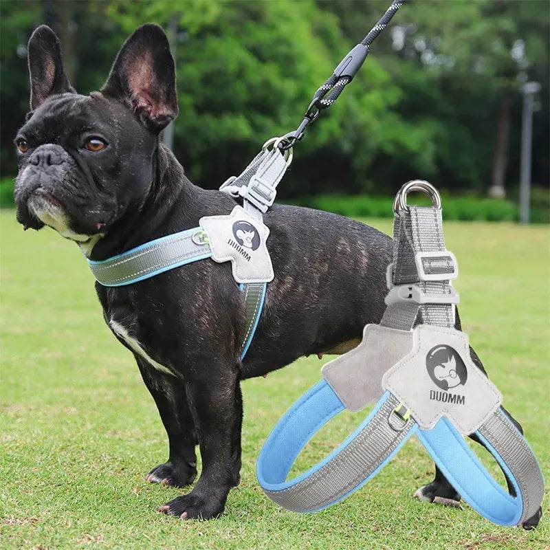 Dog Harness Adjustable Pet Harness Vest Reflective Mesh - Loja Manuel Coelho