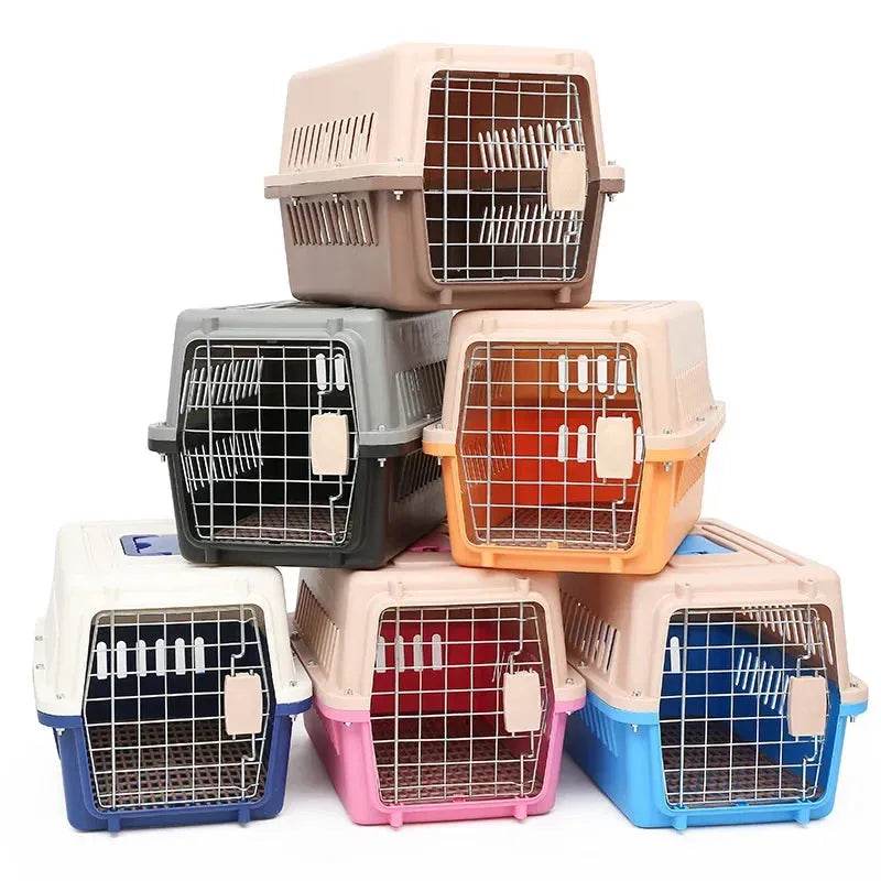Outdoor Large Plastic Cat Cage - Portable Airline Carrier - Loja Manuel Coelho