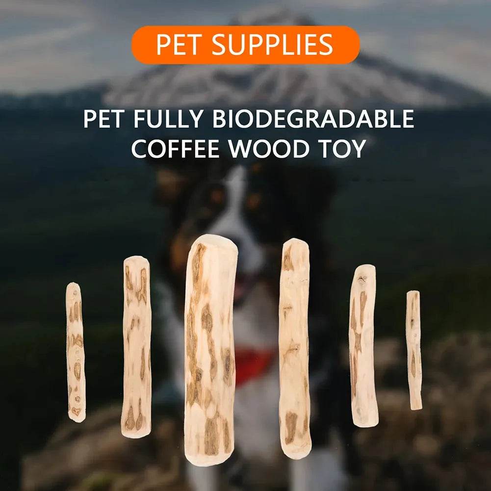 Natural Coffee Wood Dog Chew Toy | Mumbies - Loja Manuel Coelho