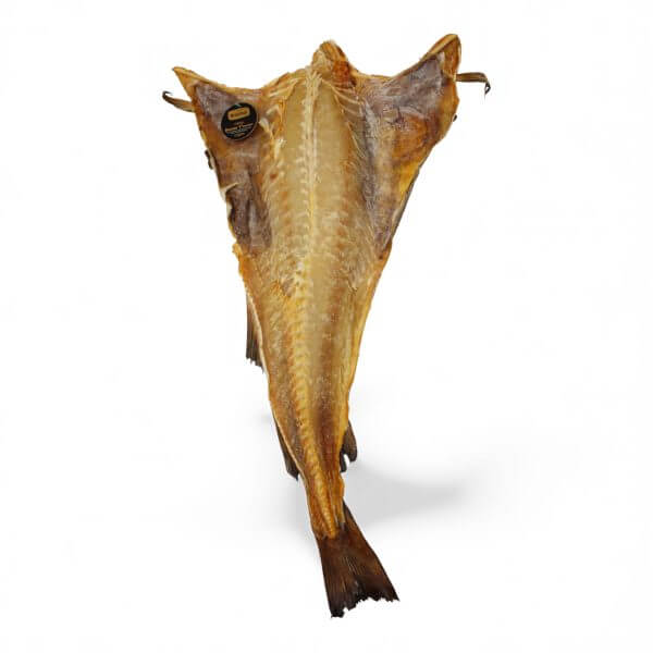 Bacalhau especial cura amarela premium com textura firme e sabor intenso.