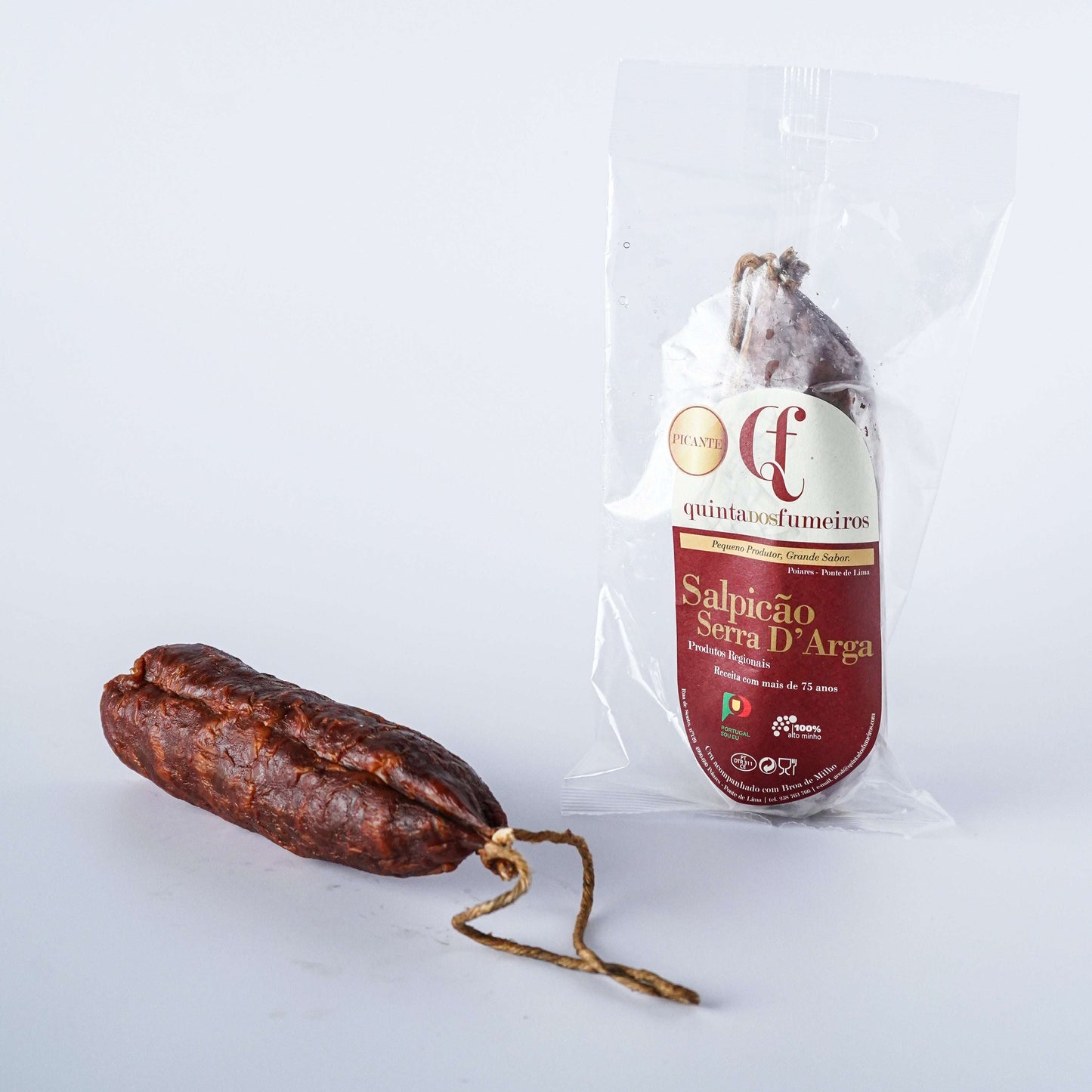 Spicy Salpicão Serra D'Arga 230g - Ponte de Lima Mountain Sausage – authentic Portuguese food