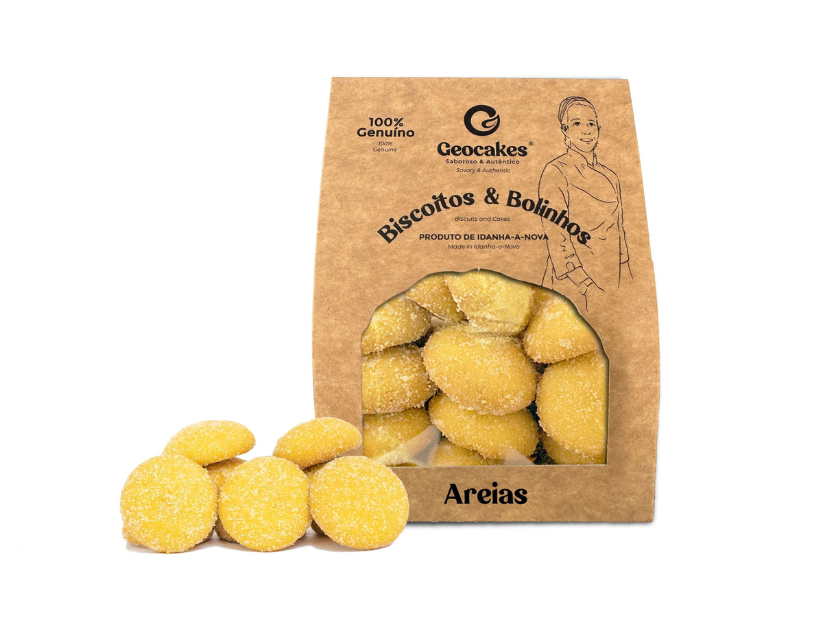 Geocakes Traditional Portuguese Orange Biscuits – Areias 220g – authentic Portuguese food