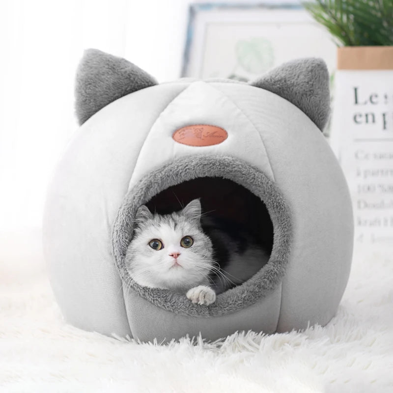 New Deep Sleep Comfort In Winter Cat Bed Iittle Mat Basket Small Dog House