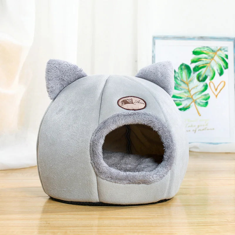 New Deep Sleep Comfort In Winter Cat Bed Iittle Mat Basket Small Dog House