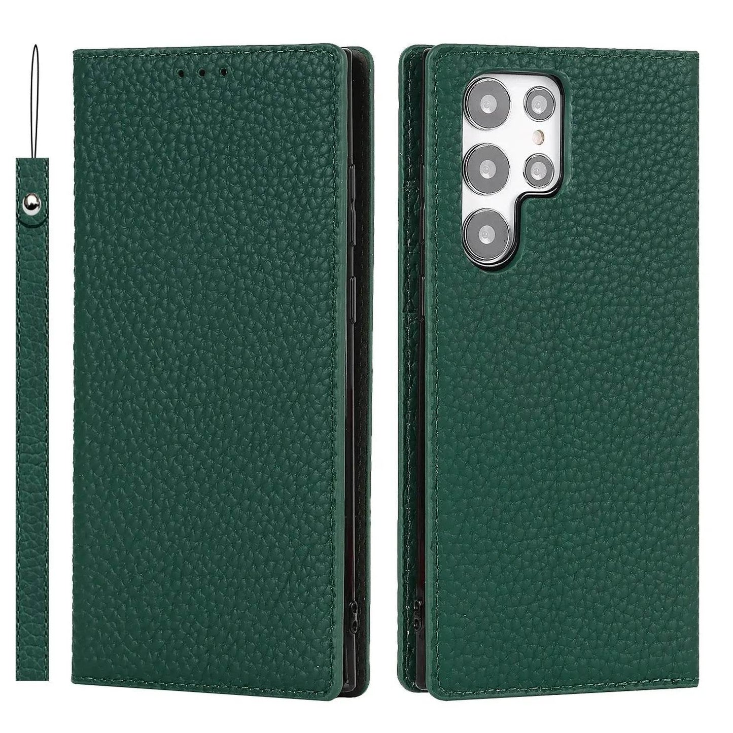 Loja Manuel Coelho Litchi Texture Phone Case for S24 Ultra - Loja Manuel Coelho