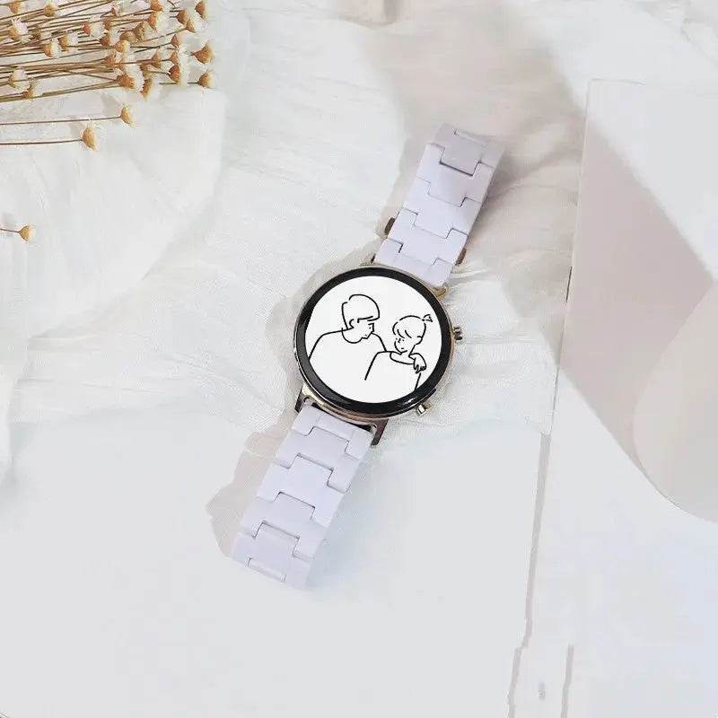 Resin Smartwatch Strap Smart Watch - Loja Manuel Coelho