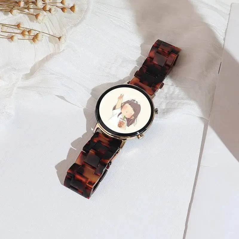 Resin Smartwatch Strap Smart Watch - Loja Manuel Coelho