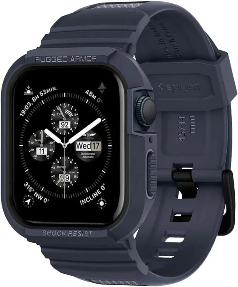 Rugged Armor Pro Designed for Apple Watch Ultra 2 Rubber Case with Band