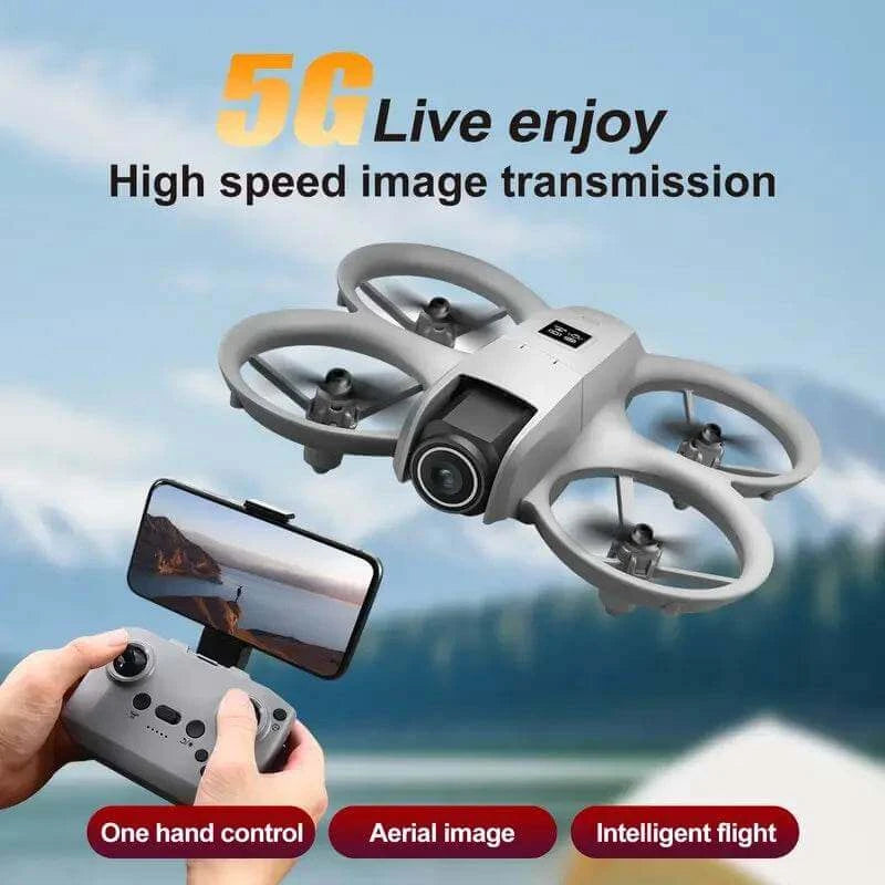GT3 Mini With LED Foldable Drone GPS 8K HD Dual Camera Brushless Motor