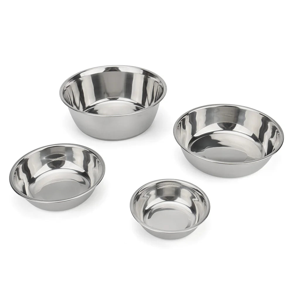 Dog Bowl Stainless Steel Pet Feeding Bowl Cat Food Drinking