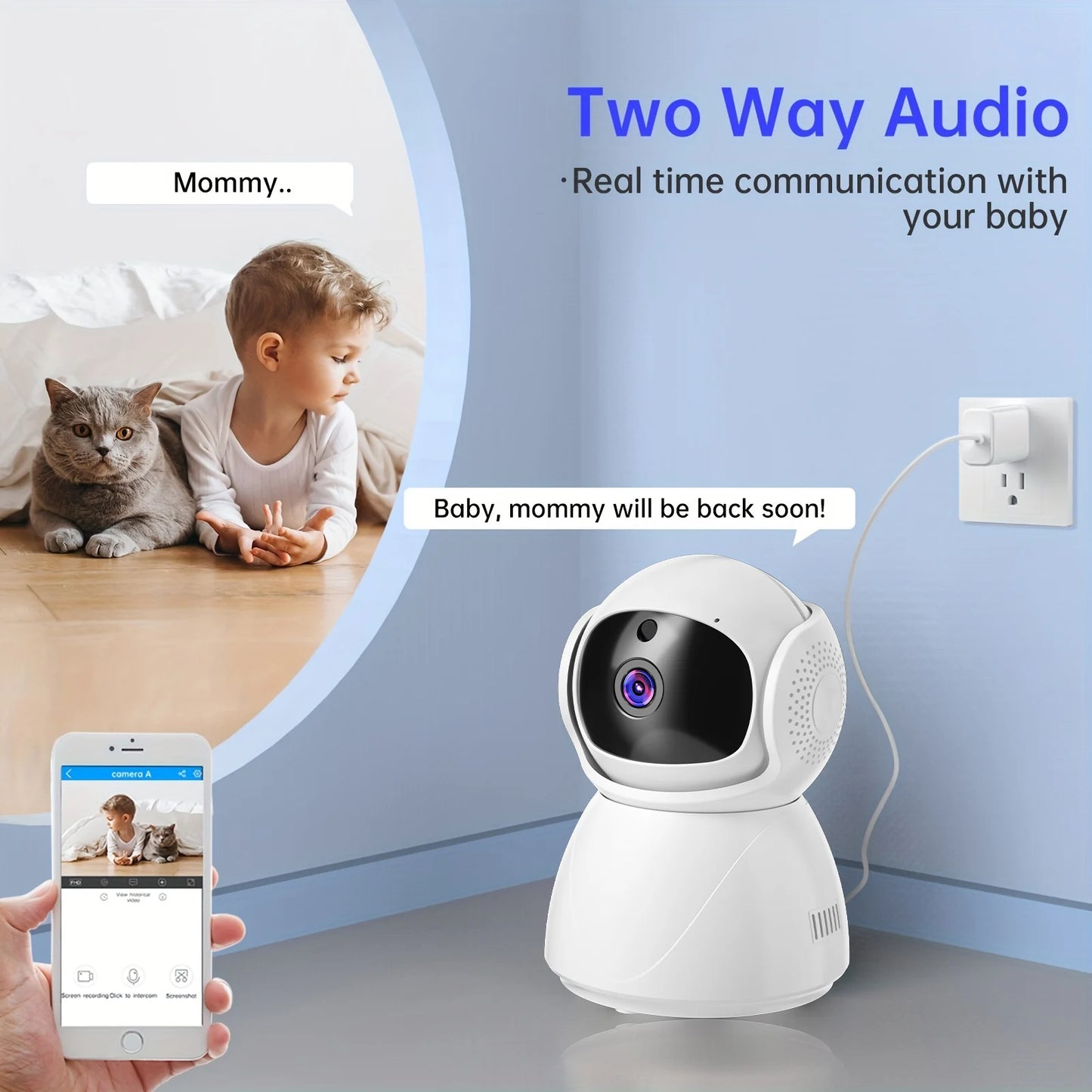 FHD Wireless WIFI Camera PTZ IP CCTV Security Protector Surveillance Camera - Loja Manuel Coelho