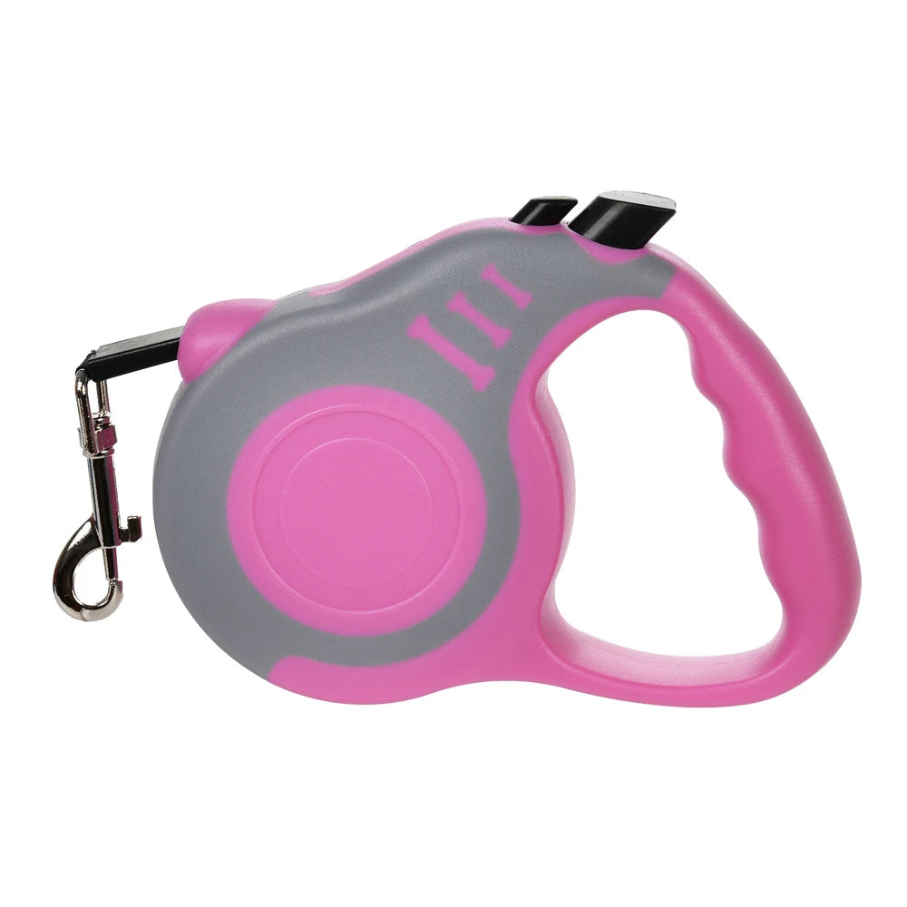 3m 5m Dog Leash Lead For Small Medium Dogs Cats Automatic Retractable Strong Nylon