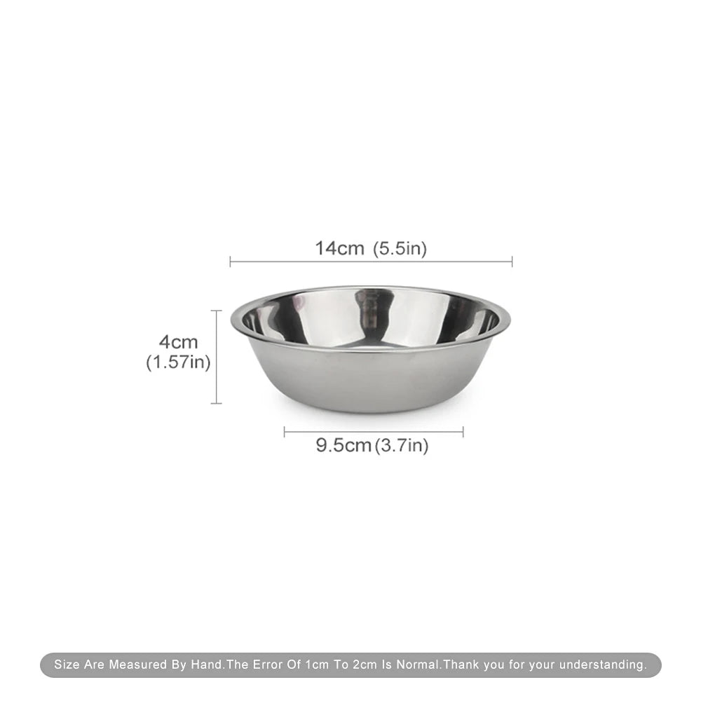 Dog Bowl Stainless Steel Pet Feeding Bowl Cat Food Drinking
