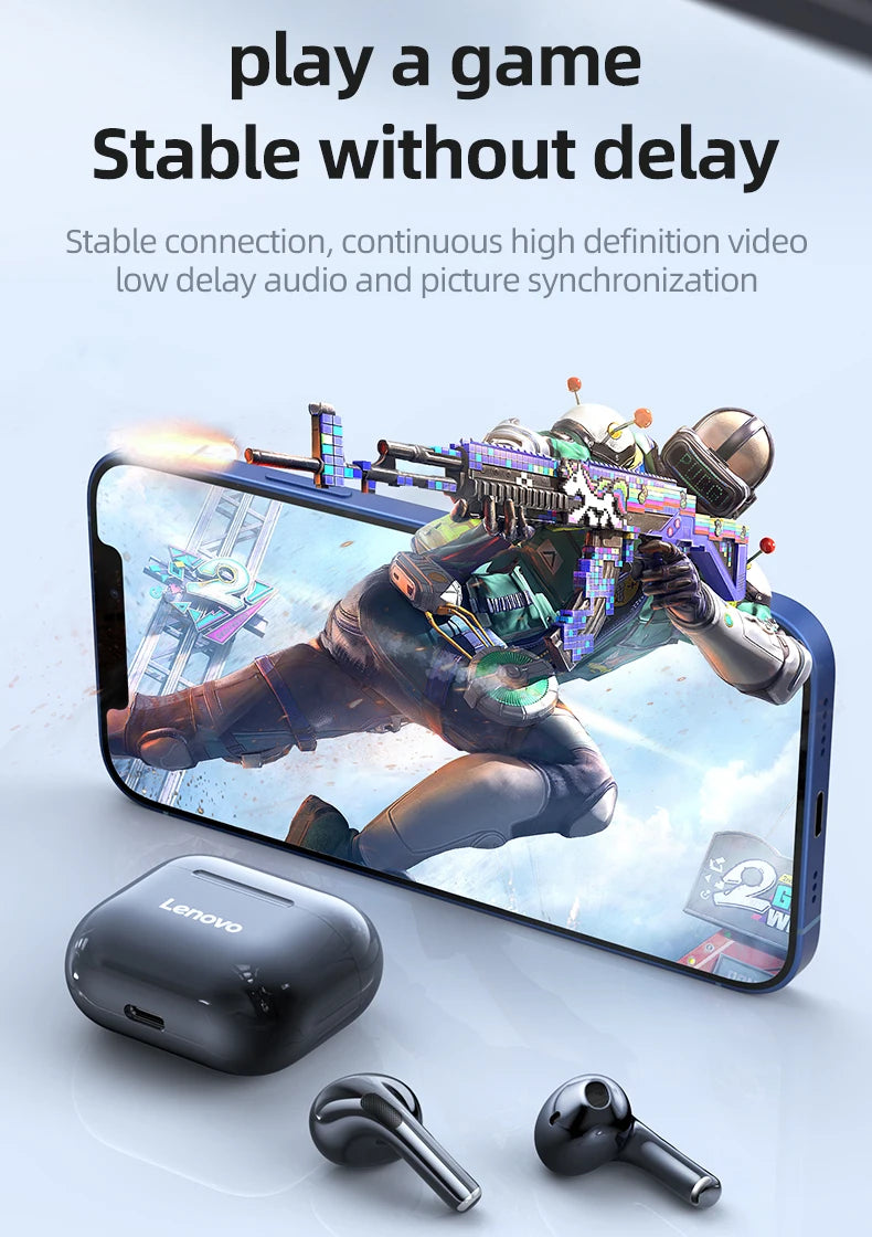 Lenovo LP40 Wireless Bluetooth Earphones TWS Touch Control Headset