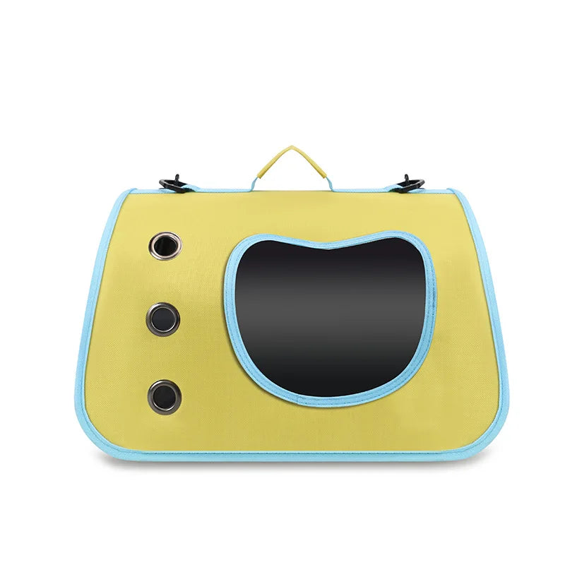 Portable Pet Carrier Bag for Small Dogs Cats Outdoor Foldable Cat Bag Breathable
