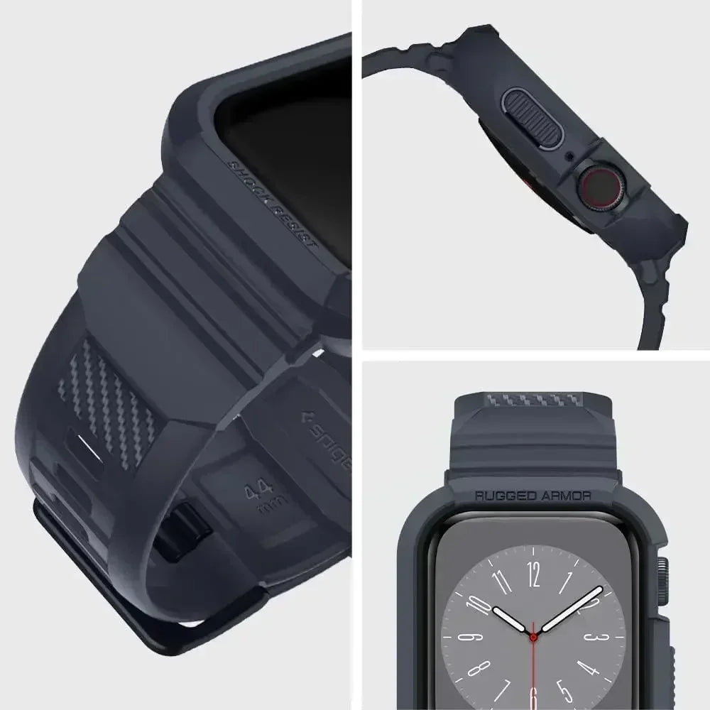 Rugged Armor Pro Designed for Apple Watch Ultra 2 Rubber Case with Band