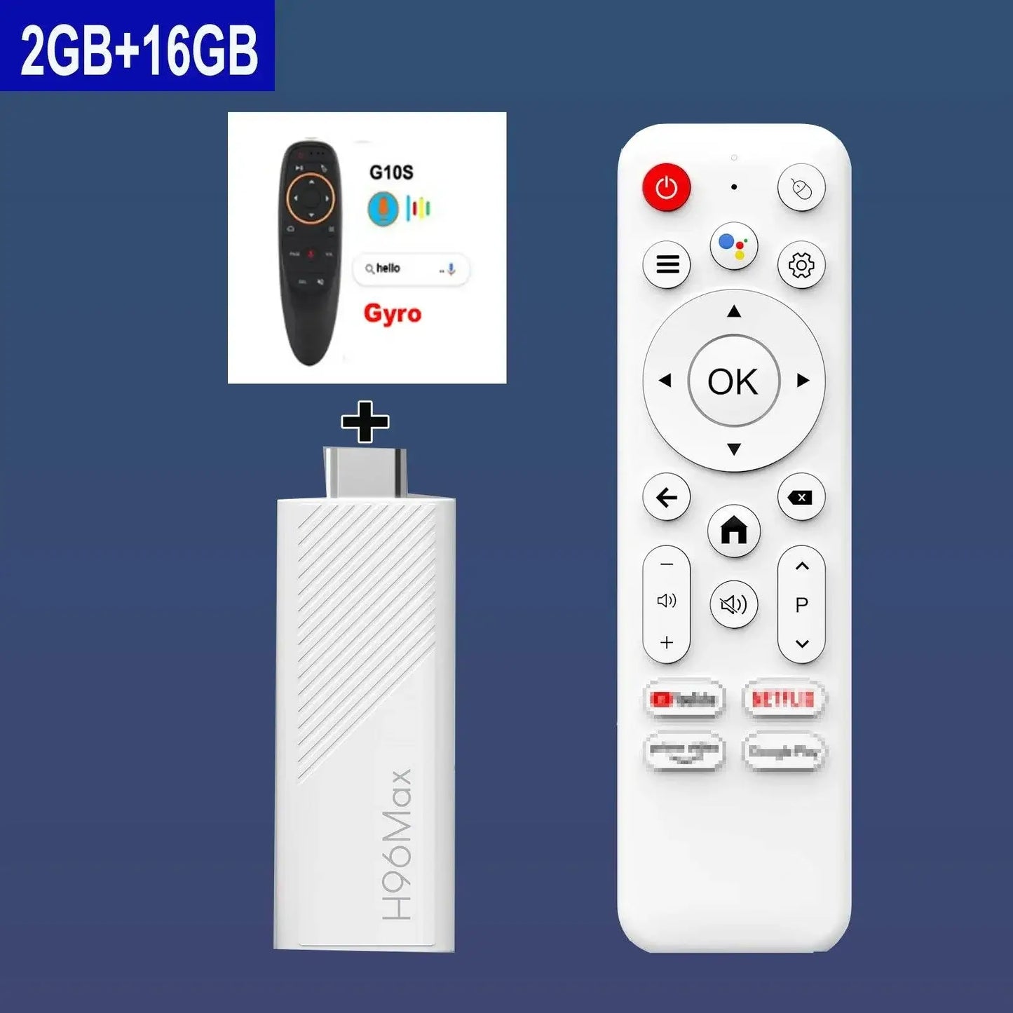 H96 MAX Android TV Stick Allwinner H313 with 2.4G Wifi 5G
