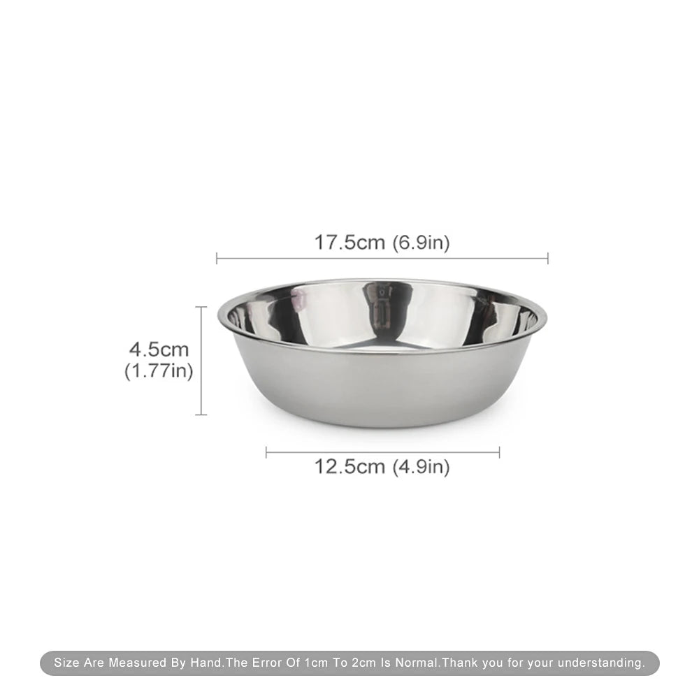 Dog Bowl Stainless Steel Pet Feeding Bowl Cat Food Drinking