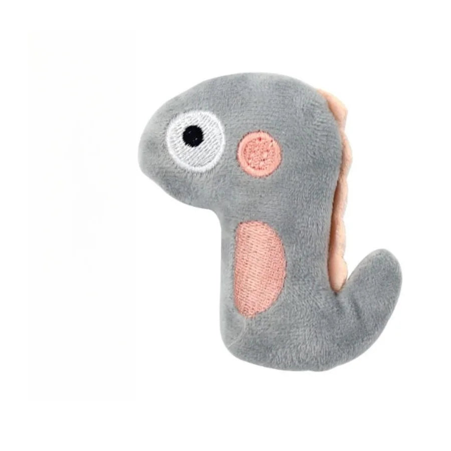Pet Molar Bite toy Cartoon Stuffed Animal Cute Plush Cat Chew Toy